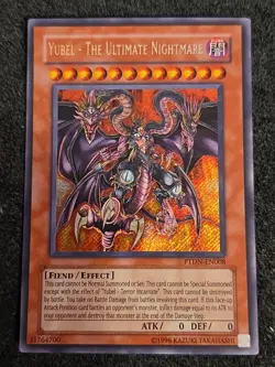 USA Seller Yugioh Yubel - The Ultimate Nightmare PTDN-EN008 Secret Rare MP - Image 1