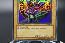 Yugioh Dark Magician LOB-005 1st Edition! Asian English ULTRA RARE - Image 4
