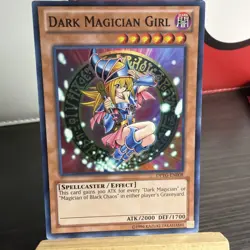 YUGIOH Super Rare Dark Magician Girl DPYG-EN008 NM + BONUS HOLO - Image 1