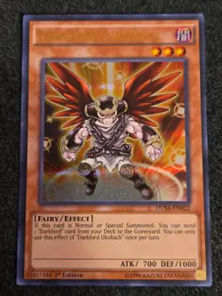 YuGiOh Card Darklord Ukoback DUSA-EN022 Ultra Rare 1st Edition NM - Image 1