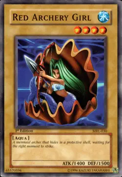Yugioh! LP Red Archery Girl - MRL-030 - Common - 1st Edition MP Eng - Image 1
