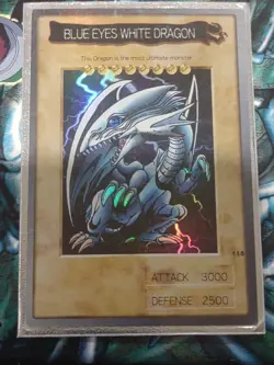Yugioh bandai No.118 Blue Eyes White Dragon 1999 old school English - Image 1