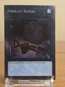 Yugioh Foolish Burial NKRT-EN028 Platinum (NM) - Image 1