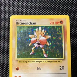 Hitmonchan - 7/102 - Pokemon Base Set Unlimited Holo Rare Card WOTC LP - Image 4