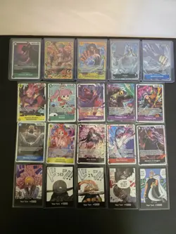 One Piece CCG Lot of 20 ALL ALT ART SUPER RARE SECRET RARE DON CARDS LOOK 👀 - Image 1