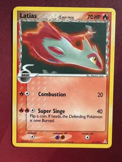 LATIAS d [Delta Species] 21/110 EX Holon Phantoms RARE Pokemon TCG card NM - Image 1