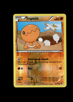 Pokemon 2012 Moderate Play Trapinch Boundaries Crossed REVERSE 83/149 Card - Image 1