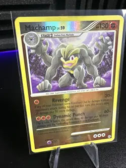 Machamp 31/130 Reverse Holo Rare Diamond & Pearl Base Set Pokemon TCG Card - Image 2