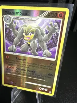 Machamp 31/130 Reverse Holo Rare Diamond & Pearl Base Set Pokemon TCG Card - Image 3