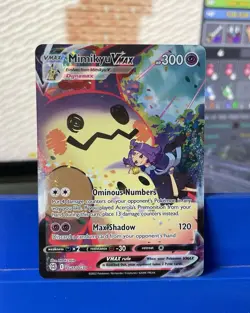 Pokemon Mimikyu VMAX NM Holo Ultra Rare TCG Card Brilliant Stars TG17/TG30 2022 - Image 1
