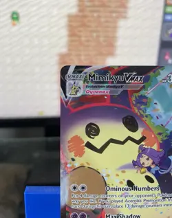 Pokemon Mimikyu VMAX NM Holo Ultra Rare TCG Card Brilliant Stars TG17/TG30 2022 - Image 2