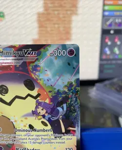 Pokemon Mimikyu VMAX NM Holo Ultra Rare TCG Card Brilliant Stars TG17/TG30 2022 - Image 3