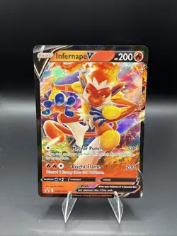 Infernape V SWSH252 SWSH: Sword & Shield Promo Cards Holo - Image 1