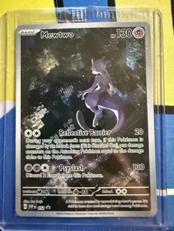 Pokemon Mewtwo TCG SVP En 052 151 Black Star Promo Card, New Sealed - Image 1