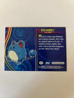 Pokemon Card - Marill #183 - Johto Series - Topps - Lightly Played - Image 2