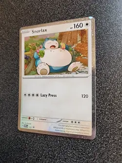 Snorlax 122 Black Star Promo SVP Holo Pokemon Card - Image 2