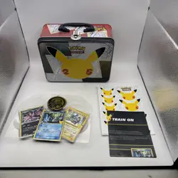 Pokemon TCG Celebration 25th Anniversary Collector’s Lunchbox W/Cards Stickers - Image 1