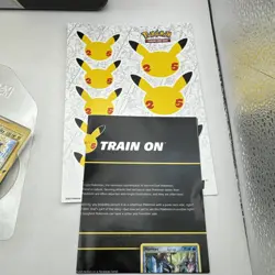 Pokemon TCG Celebration 25th Anniversary Collector’s Lunchbox W/Cards Stickers - Image 3