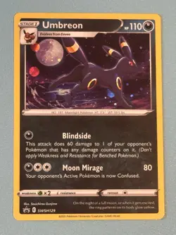 Umbreon SWSH129 SWSH: Sword & Shield Promo Cards Holo NM - Image 1