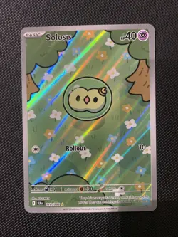 Pokemon - Solosis Illustration Rare Black Bolt Card 118/086 English - NM - Image 1