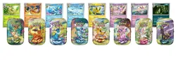 Pokemon Prismatic Evolutions 8 Mini-Tins w Promo Cards Costco - IN HAND - Image 3