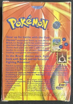 Pokemon Trading Card Game Brock Theme Deck SEALED - Image 2