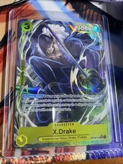 X.Drake Op10-114 English Alt Art One Piece Tcg Card Game - Image 1