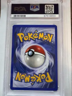 2001 Pokemon Black Star Surfing Pikachu League Promo Card PSA 9 Mint Wotc - Image 2