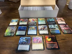Magic the Gathering 800+ Card Lot and 100 Rare and Foil Cards - Image 1