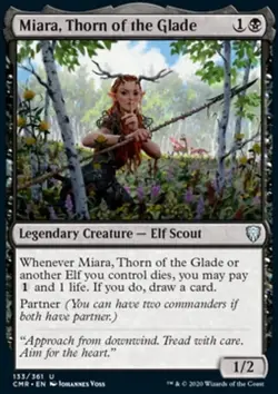 Magic the Gathering MTG Miara, Thorn of the Glade (133) Commander Legends LP - Image 1