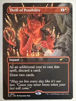 MTG / Thrill of Possibility / SLD / #1805 / Regular / Rare / NM - Image 1