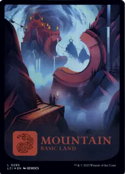 MTG Mountain (0290) Foil NM The Lost Caverns of Ixalan Magic 290 - Image 1