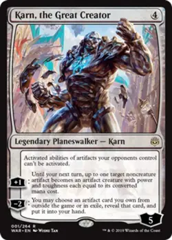 1 x Karn, the Great Creator - War of the Spark - NM-Mint - MTG - Image 1