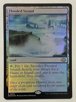 Flooded Strand Foil - Modern Horizons 3 MTG Magic the Gathering - Image 1