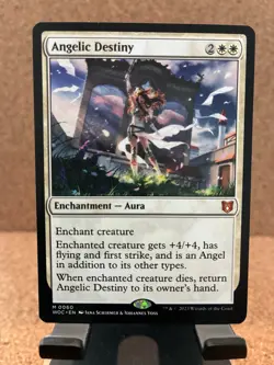 Angelic Destiny Commander: Wilds of Eldraine Regular - Image 1