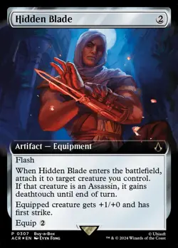 Hidden Blade Extended Art Foil - Assassin'S Creed MTG-NM - Image 1