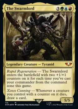 x1 The Swarmlord - Foil M MTG Commander: Universes Beyond: Warhammer 40,000 M/NM - Image 1