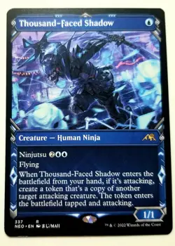 Thousand-Faced Shadow SHOWCASE - Kamigawa: Neon Dynasty - NM - Image 1