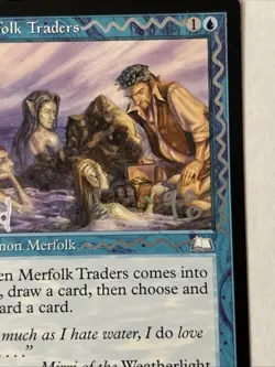 Signed Merfolk Traders By DiTerlizzi MTG Magic The Gathering - Image 3