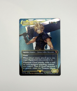 Cloud, Ex-SOLDIER (Borderless) (Surge Foil) Magic the Gathering - Image 2