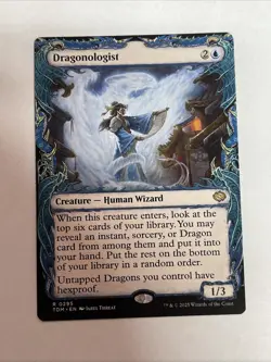 Dragonologist (Showcase) Tarkir: Dragonstorm #295 Rare - Image 1