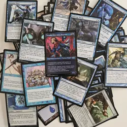 Custom EDH Commander Deck MtG Magic Gathering Tetsuko Umezawa, Fugitive Mono U - Image 1