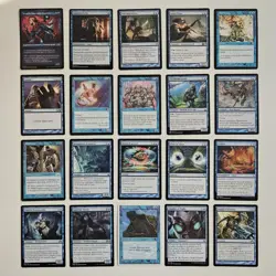 Custom EDH Commander Deck MtG Magic Gathering Tetsuko Umezawa, Fugitive Mono U - Image 2