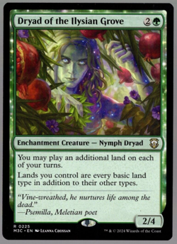 Dryad of the Ilysian Grove 0225 Non Foil Rare Modern Horizons 3 MTG Near Mint - Image 1