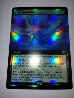 The World Tree (FOIL) (Extended Art) - Kaldheim # 373 NM FREE SHIPPING - Image 1