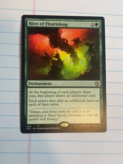Rites of Flourishing Commander: Zendikar Rising Magic the Gathering Card - Image 1
