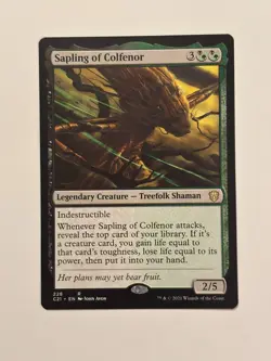 Sapling of Colfenor Commander 2021 Magic the Gathering MTG - Image 1