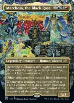 Marchesa, the Black Rose (Borderless) -Foil Near Mint MTG Double Masters 2022 - Image 1