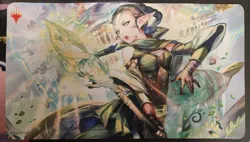 Official Ultra Pro Nissa Who Shakes The World Playmat War of the Spark Japanese - Image 1