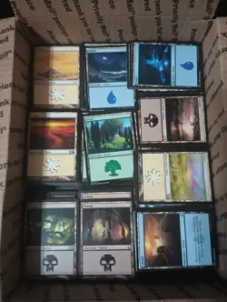 10 lbs+ MTG MAGIC THE GATHERING BASIC LANDS LOT COLLECTION - Image 3